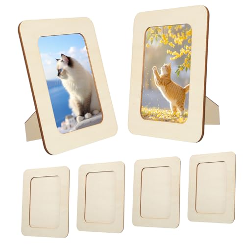 Gadpiparty 6 Pcs Holz Bilderrahmen Unvollendete Holzrahmen Unvollendeter Fotorahmen Malbilderrahmen Für Familienfotos Und Postkarten Gadpiparty 6 Pcs Holz Bilderrahmen Unvollendete Holzrahmen Unvollendeter Fotorahmen Malbilderrahmen Für Familienfotos Und Postkarten von Gadpiparty
