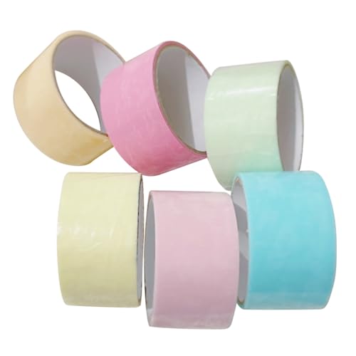 Gadpiparty 6 Rollen Buntes Sticky Ball Tape Multifunktionales Einfach Anzuwendendes Kreatives Klebeband für Erwachsene Fördert Entspannung und Spaß von Gadpiparty