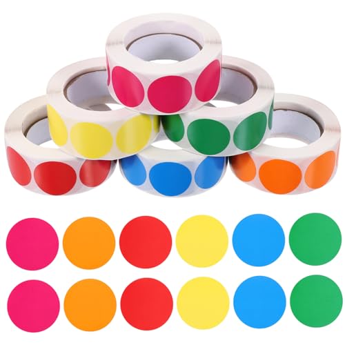 Gadpiparty 6 Rollen Farbige Punktaufkleber Selbstklebende für Klassifizierung und Organisation für Büro und Diy Projekte Aufkleber Gadpiparty 6 Rollen Farbige Punktaufkleber Selbstklebende für Klassifizierung und Organisation für Büro und Diy Projekte Aufkleber von Gadpiparty