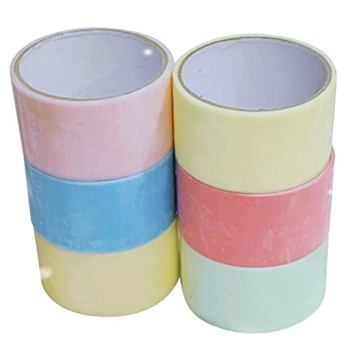 Gadpiparty 6 Rollen Klebebänder für Stressabbau Haftende Ball Tapes Vielseitige für für Kreative Bastelprojekte von Gadpiparty
