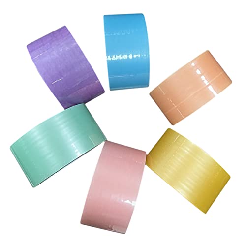 Gadpiparty 6 Rollen Klebeband für Kreative Bastelprojekte Farbige Selbstklebende Kugelbänder zur Herstellung von Stressbällen für DIY Stressreduktion von Gadpiparty