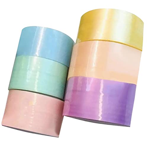 Gadpiparty 6 Rollen Klebendes Stressband Bunte Tragbare Klebebänder für Sensorisches Dekompression und DIY Projekte für Kreative Bastelideen von Gadpiparty