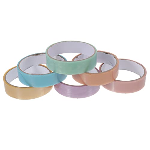 Gadpiparty 6 Rollen Kugel aus Perlenband klebrig Kugelbänder Klebebänder für Klebeband Kinderspielzeugband doppelseitiges klebeband farbiges Klebeband Plastik von Gadpiparty