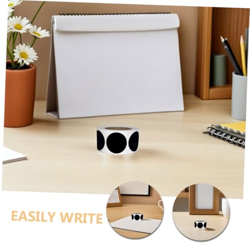 Gadpiparty 6 Rollen Schwarze Runde PVC Aufkleber Selbstklebend Wasserfest Beschreibbar Ablösbare Etiketten für Aufbewahrungsboxen Küche Büro Organisation durch Klebepunkte Gadpiparty 6 Rollen Schwarze Runde PVC Aufkleber Selbstklebend Wasserfest Beschreibbar Ablösbare Etiketten für Aufbewahrungsboxen Küche Büro Organisation durch Klebepunkte von Gadpiparty