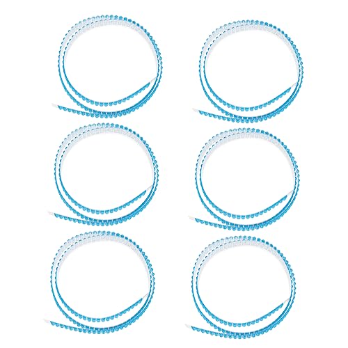 Gadpiparty 6 Rollen Selbstklebende Bohreraufkleber Strasskleberaufkleber Strassstreifen Auf Streifen Bastelband Glitzerndes Klebeband Buntes Strassband Strass-aufkleberstreifen Blau Acryl von Gadpiparty