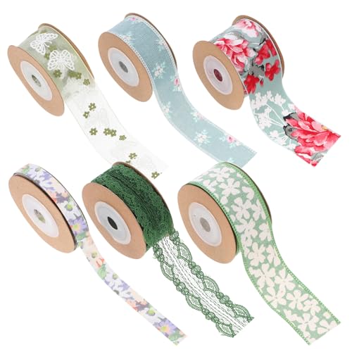 Gadpiparty 6 Rollen Spitze ribbon bandfeile band verpackungen für bastelst Partyverpackungsband Festival-Packgurt Geschenkband präsentieren Wickelband Packband Polyester Gadpiparty 6 Rollen Spitze ribbon bandfeile band verpackungen für bastelst Partyverpackungsband Festival-Packgurt Geschenkband präsentieren Wickelband Packband Polyester von Gadpiparty