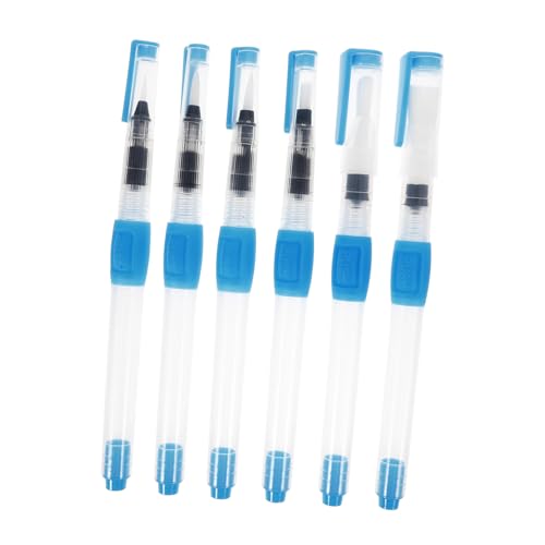 Gadpiparty 6 Stück Aquarellpinsel Nachfüllbarer Malstift Auswaschbare Wassermalstifte Pinsel Aquarellmarkerstifte Von Soluble Beginner Pinselstift Malstift Feiner Kunststoff von Gadpiparty