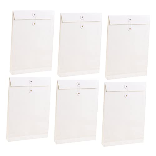Gadpiparty 6 Stück Business-Aufbewahrungskoffer Klarsichtbeutel für dokumentieren Schulmappen storage boxes aufbwahrungs-box briefumschläge Dokumenten-Tragetasche Organisator aus Papier Weiß Gadpiparty 6 Stück Business-Aufbewahrungskoffer Klarsichtbeutel für dokumentieren Schulmappen storage boxes aufbwahrungs-box briefumschläge Dokumenten-Tragetasche Organisator aus Papier Weiß von Gadpiparty