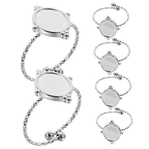 Gadpiparty 6 Stück Edelstahlring Ringe Für Frauen Diy-ring Verstellbarer Ringhalter Ringrohlinge Zum Basteln Ringrohlinge Für Die Schmuckherstellung Ringrohling Basis Rostfreier Stahl Gadpiparty 6 Stück Edelstahlring Ringe Für Frauen Diy-ring Verstellbarer Ringhalter Ringrohlinge Zum Basteln Ringrohlinge Für Die Schmuckherstellung Ringrohling Basis Rostfreier Stahl von Gadpiparty