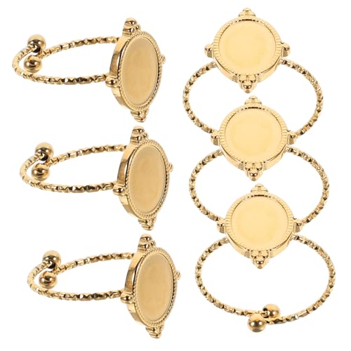Gadpiparty 6 Stück Edelstahlring Ringrohlinge für Frauen Ringeinstellung Basis für die Schmuckherstellung Metallringrohling Basis des Fingerrings ringschale selber machen Rostfreier Stahl Gadpiparty 6 Stück Edelstahlring Ringrohlinge für Frauen Ringeinstellung Basis für die Schmuckherstellung Metallringrohling Basis des Fingerrings ringschale selber machen Rostfreier Stahl von Gadpiparty