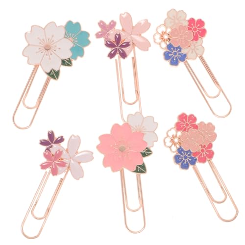 Gadpiparty 6 Stück Kirschblüten Büroklammern Niedliche Lesezeichen Clips für Dokumente Clips für Büro und Schule Praktische Organizer für Erwachsene Gadpiparty 6 Stück Kirschblüten Büroklammern Niedliche Lesezeichen Clips für Dokumente Clips für Büro und Schule Praktische Organizer für Erwachsene von Gadpiparty