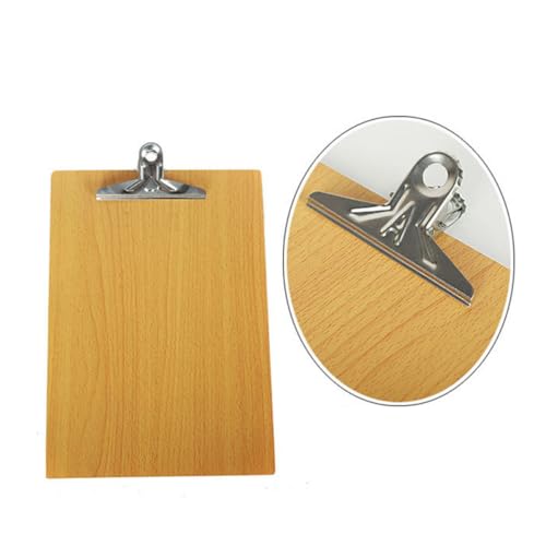 Gadpiparty 6 Stück Klemmbrett Set aus Hartfaser Teiliges Clipboard für Büroarbeiten Robustes Design Rutschfeste Oberfläche für Dokumentenorganisation und Präsentationen von Gadpiparty