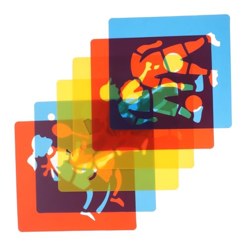 Gadpiparty 6 Stück Motion-painting-vorlage Schablonen Zum Zeichnen Basketballplatz-schablone Malvorlagen Aus Kunststoff Schablonen Für Die Stoffmalerei Kinderschablonen Malschablonen Plastik von Gadpiparty