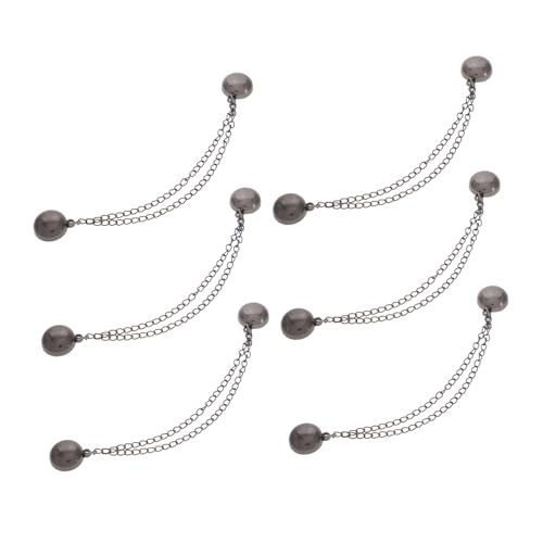 Gadpiparty 6 Stück Multifunktionale Magnetische Clips für Kleidung Hosen Saum Fixierer Starke Haltekraft Praktisch Verstellbar zum Kürzen und Sichern von Hosenbeinen von Gadpiparty