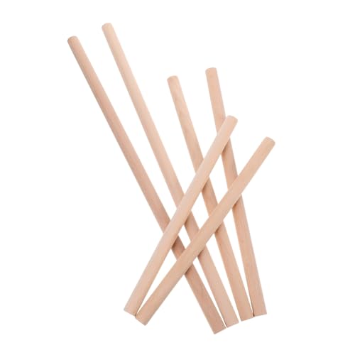 Gadpiparty 6 Stück Runde Stäbe Aus Holz Webstuhl Werkzeuge Holzzweige Für Heimwerker Holzstäbe Zum Basteln Dekorative Kaminholzscheite Dekorative Holzscheite Dekorative Aststäbe von Gadpiparty