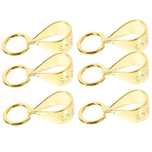 Gadpiparty 6 Stück Silber Anhänger Verschlüsse Verstellbare Kettenverbinder für Schmuckherstellung Langlebige und Hautfreundliche Diy Clips für und Armbänder Gadpiparty 6 Stück Silber Anhänger Verschlüsse Verstellbare Kettenverbinder für Schmuckherstellung Langlebige und Hautfreundliche Diy Clips für und Armbänder von Gadpiparty