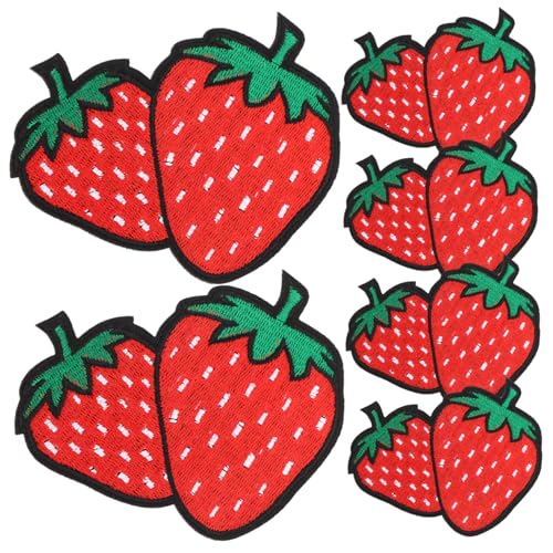 Gadpiparty 6 Stück Teiliges Erdbeer Applikationen Bestickte Rote Patches Waschbeständig zum Aufbügeln und Annähen Niedliche Diy Verzierungen für Jacken Rucksäcke Hemden Jeans und Hüte Gadpiparty 6 Stück Teiliges Erdbeer Applikationen Bestickte Rote Patches Waschbeständig zum Aufbügeln und Annähen Niedliche Diy Verzierungen für Jacken Rucksäcke Hemden Jeans und Hüte von Gadpiparty