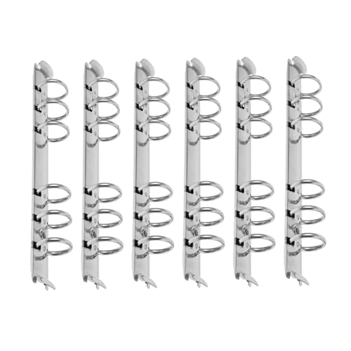Gadpiparty 6 Stück Teiliges Metall Binder Ringe Buchringe aus Edelstahl Flexible und Praktische Lose Ringordner für DIY Notizbücher Büro und Schule Glatte Oberfläche Langlebig und Gadpiparty 6 Stück Teiliges Metall Binder Ringe Buchringe aus Edelstahl Flexible und Praktische Lose Ringordner für DIY Notizbücher Büro und Schule Glatte Oberfläche Langlebig und von Gadpiparty