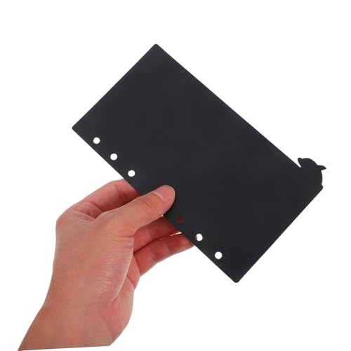 Gadpiparty 6 Stück Teiliges Ringbuch Register mit Abnehmbaren Reitern Schwarze Trennblätter für Ordner Praktische Dokumentenorganisation Langlebige Ringordner Zubehörteile Gadpiparty 6 Stück Teiliges Ringbuch Register mit Abnehmbaren Reitern Schwarze Trennblätter für Ordner Praktische Dokumentenorganisation Langlebige Ringordner Zubehörteile von Gadpiparty