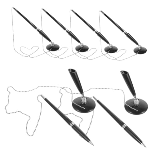 Gadpiparty 6 Stück Teiliges Sichere Kugelschreiber mit Kette und Rutschfester Selbstklebender Basis Drehbarer Stifthalter für Empfang Büro Bank Hotel Schule Einzelhandel Ergonomisch Stabil Gadpiparty 6 Stück Teiliges Sichere Kugelschreiber mit Kette und Rutschfester Selbstklebender Basis Drehbarer Stifthalter für Empfang Büro Bank Hotel Schule Einzelhandel Ergonomisch Stabil von Gadpiparty