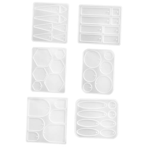 Gadpiparty 6 Stück Teiliges Silikonformen für Ohrringe und Anhänger DIY Schmuck Gießform für Geometrische Designs Wie und Waschbar und Wiederverwendbar für Bastelprojekte Gadpiparty 6 Stück Teiliges Silikonformen für Ohrringe und Anhänger DIY Schmuck Gießform für Geometrische Designs Wie und Waschbar und Wiederverwendbar für Bastelprojekte von Gadpiparty