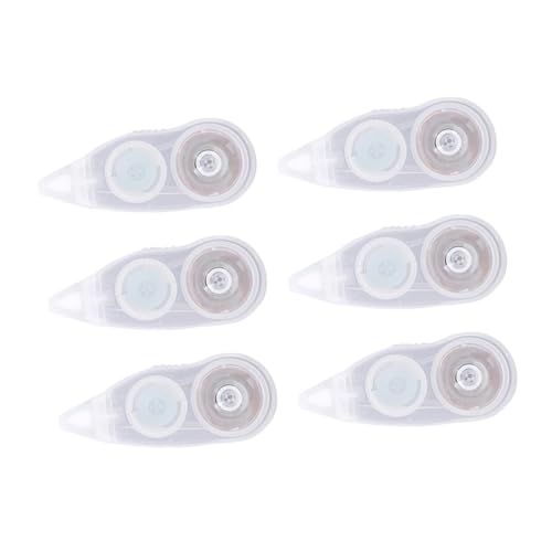 Gadpiparty 6 Stück Teiliges Transparent Leichtes Tragbares Korrekturband für Schüler Schnelles Fehlerbeheben Glatte Oberfläche Praktische Büro Schulbedarf Gadpiparty 6 Stück Teiliges Transparent Leichtes Tragbares Korrekturband für Schüler Schnelles Fehlerbeheben Glatte Oberfläche Praktische Büro Schulbedarf von Gadpiparty
