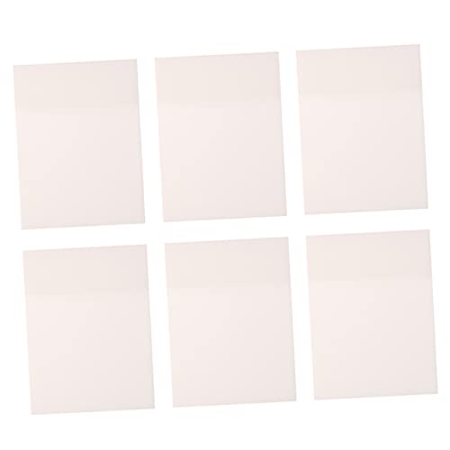 Gadpiparty 6 Stück Transparente Selbstklebende Notizzettel Pad Durchsichtige Haftnotizen für Büro und Schule Groß für Diy und Kreative Projekte Gadpiparty 6 Stück Transparente Selbstklebende Notizzettel Pad Durchsichtige Haftnotizen für Büro und Schule Groß für Diy und Kreative Projekte von Gadpiparty
