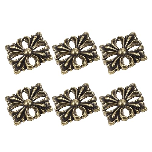 Gadpiparty 6 Stück Vintage Metall Blüten Dekoration für Möbel Retro Blumen Platte für Schrank Tisch Bücherregal für Hochzeiten Partys und Zuhause Gadpiparty 6 Stück Vintage Metall Blüten Dekoration für Möbel Retro Blumen Platte für Schrank Tisch Bücherregal für Hochzeiten Partys und Zuhause von Gadpiparty