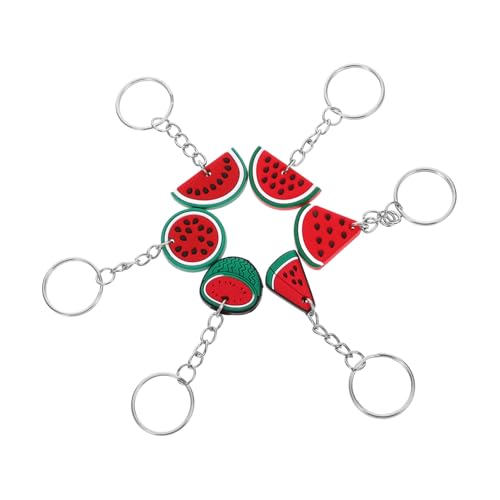 Gadpiparty 6 Stück Wassermelonen Schlüsselanhänger Fruchtanhänger Cartoon Charm Taschenanhänger Party Deko Süß und Langlebig für Schlüssel Rucksack Zubehör Gadpiparty 6 Stück Wassermelonen Schlüsselanhänger Fruchtanhänger Cartoon Charm Taschenanhänger Party Deko Süß und Langlebig für Schlüssel Rucksack Zubehör von Gadpiparty
