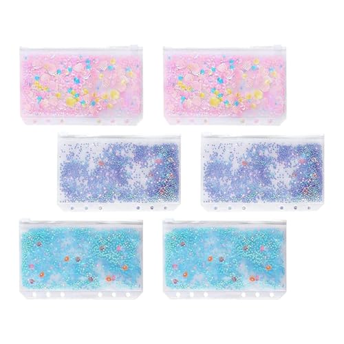 Gadpiparty 6 Stück Zipper Ordner Teiliges Bunte Dekorative Reißverschluss Taschen für Loseblattpapier für Notizen und Karten Transparent Stabil und Langlebig Gadpiparty 6 Stück Zipper Ordner Teiliges Bunte Dekorative Reißverschluss Taschen für Loseblattpapier für Notizen und Karten Transparent Stabil und Langlebig von Gadpiparty