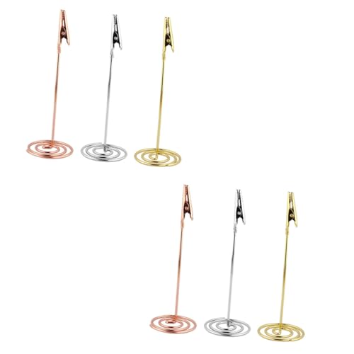 Gadpiparty 6 Stück und Fotoclips Stabile Tischkartenhalter in Gold Roségold Silber Vielseitige Memo und Namenskartenklammern für Büro Hochzeit Zuhause Gadpiparty 6 Stück und Fotoclips Stabile Tischkartenhalter in Gold Roségold Silber Vielseitige Memo und Namenskartenklammern für Büro Hochzeit Zuhause von Gadpiparty