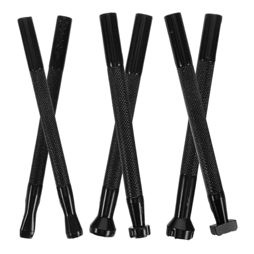 Gadpiparty 6 Teiliges Lederdruck Stick Lederhandwerk Stanzwerkzeuge Lederhandwerk Modellierwerkzeuge Lederherstellungswerkzeuge Lederhandwerks Set Lederwerkzeuge Stahl Schwarz Gadpiparty 6 Teiliges Lederdruck Stick Lederhandwerk Stanzwerkzeuge Lederhandwerk Modellierwerkzeuge Lederherstellungswerkzeuge Lederhandwerks Set Lederwerkzeuge Stahl Schwarz von Gadpiparty