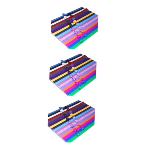 Gadpiparty 60 Packungen Glitzer Origami Papier Sterne Bastelpapier Regenbogenfarben Sternenhimmel Muster Buntpapier für Diy Sternfaltprojekte und Schule von Gadpiparty