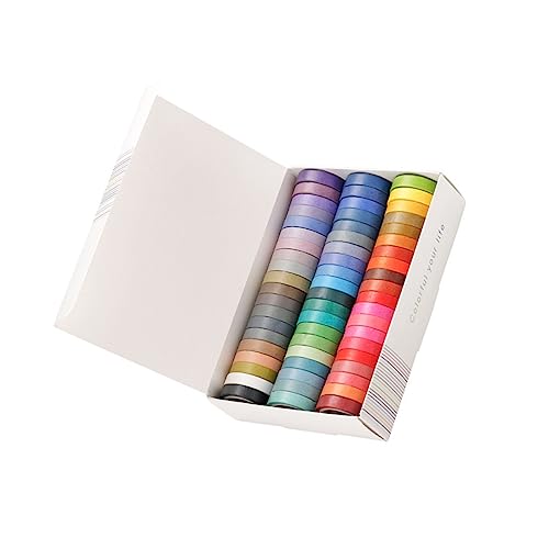 Gadpiparty 60 Rollen Diy Washi Tape Set Farben Dekoratives Klebeband für Scrapbooking Planer und Handwerk für Kreative Bastelprojekte und Journaling Leicht und Handlich Gadpiparty 60 Rollen Diy Washi Tape Set Farben Dekoratives Klebeband für Scrapbooking Planer und Handwerk für Kreative Bastelprojekte und Journaling Leicht und Handlich von Gadpiparty