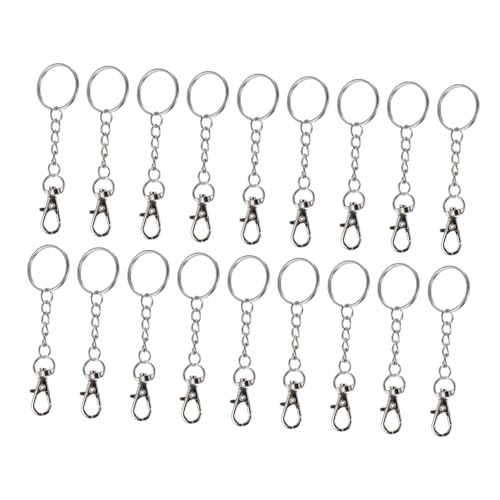 Gadpiparty 60 Sätze Karabiner Schlüsselanhänger Teiliges Leicht Langlebig für Diy Schlüsselringe und Schmuckherstellung für Handarbeiten und Projekte von Gadpiparty