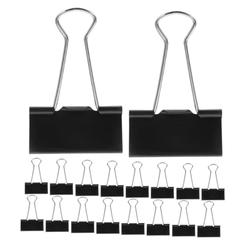 Gadpiparty 60 Stück Jumbo Metall Binder Clips Schwarz Starke Büroklammern für Dokumente und Akten Heavy Duty Papierklemmen für Lehrer Studenten und Geschäftsanwendungen Gadpiparty 60 Stück Jumbo Metall Binder Clips Schwarz Starke Büroklammern für Dokumente und Akten Heavy Duty Papierklemmen für Lehrer Studenten und Geschäftsanwendungen von Gadpiparty