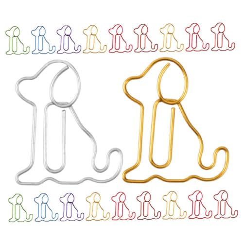 Gadpiparty 60 Stück Niedliche Büroklammern Hund Form Bunte Metall Lesezeichen Clips für Büro Schule Lehrer Hundeliebhaber Spaßige Dokumenten Organizer Gadpiparty 60 Stück Niedliche Büroklammern Hund Form Bunte Metall Lesezeichen Clips für Büro Schule Lehrer Hundeliebhaber Spaßige Dokumenten Organizer von Gadpiparty