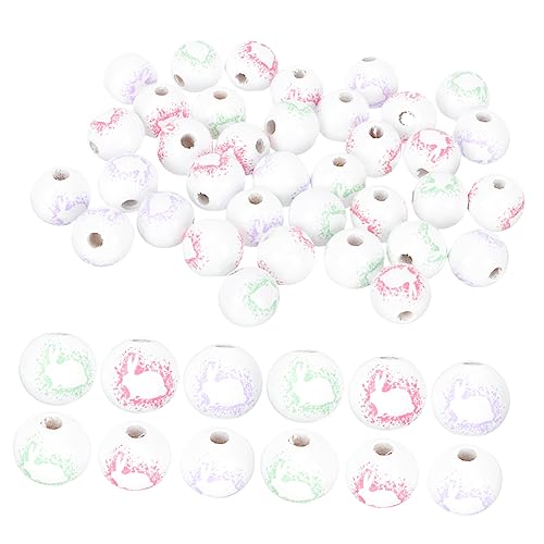Gadpiparty 60 Stück Ostern Holzkugeln mit Hasenmotiv Runde Holzperlen Lila Grün Rosa DIY Bastelperlen für Schmuckherstellung Armband Halskette Handcraft Zubehör für Kreative Bastelprojekte Gadpiparty 60 Stück Ostern Holzkugeln mit Hasenmotiv Runde Holzperlen Lila Grün Rosa DIY Bastelperlen für Schmuckherstellung Armband Halskette Handcraft Zubehör für Kreative Bastelprojekte von Gadpiparty