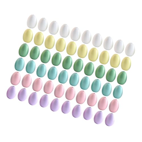 Gadpiparty 60 Stück Teiliges Bunte Formen für DIY Basteln Anhänger Schmuckherstellung Lose Perlen für Girlanden Osterei-design für Handwerk und Schmuckgestaltung von Gadpiparty