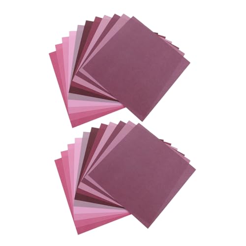 Gadpiparty 60 Stück Teiliges Origami Papier Doppelseitig Bedrucktes Bastelpapier in Rosatönen Glatt für DIY Karten Dekorationen Schulprojekte Künstlerisches Basteln von Gadpiparty