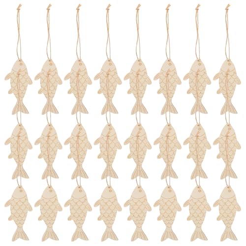 Gadpiparty 60 Stück Teiliges Unvollendete Fisch Holzanhänger Robustem Holz Blanke Holzscheiben für Diy Bastelprojekte Bemalbare Fischform für Dekoration für Kreative Gestaltung und Gadpiparty 60 Stück Teiliges Unvollendete Fisch Holzanhänger Robustem Holz Blanke Holzscheiben für Diy Bastelprojekte Bemalbare Fischform für Dekoration für Kreative Gestaltung und von Gadpiparty