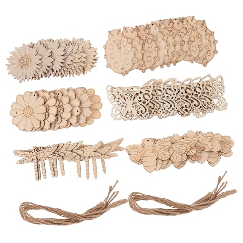 Gadpiparty 60 Stück Unlackierte Holzfiguren zum Basteln Blanko Holzscheiben für DIY Deko für und Kreative Projekte Leicht zu Bemalen und Langlebig Gadpiparty 60 Stück Unlackierte Holzfiguren zum Basteln Blanko Holzscheiben für DIY Deko für und Kreative Projekte Leicht zu Bemalen und Langlebig von Gadpiparty