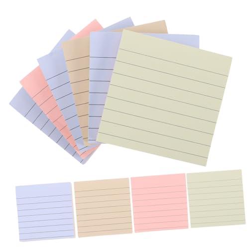 Gadpiparty 600 Blatt Liniertes Notizpapier Selbstklebende Tragbare Farbige Haftnotizen für Studenten Büro und Meetings Schreibzubehör für Notizen und Planung Gadpiparty 600 Blatt Liniertes Notizpapier Selbstklebende Tragbare Farbige Haftnotizen für Studenten Büro und Meetings Schreibzubehör für Notizen und Planung von Gadpiparty