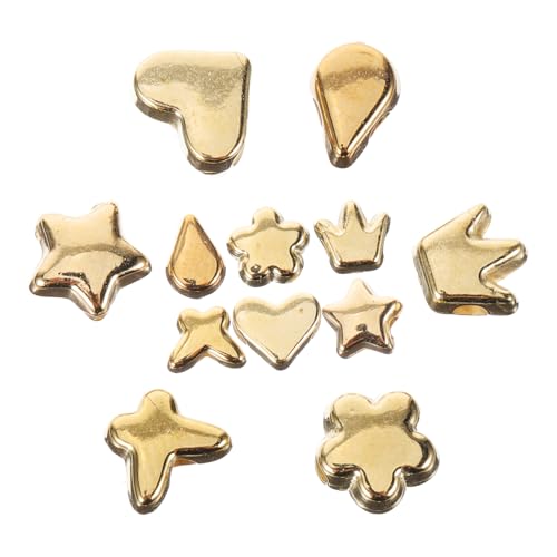 Gadpiparty 600 Stück Abstandshalter Perlen Diy Schmuck Mischstil Spacer Charms für Armbänder Ohrringe und Anhänger Design Schmetterling Krone Herz Stern von Gadpiparty