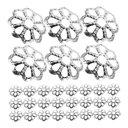 Gadpiparty 600 Stück Blütenbead Spacer Endkappen aus Hohl Schmuckkappen für Diy Halsketten Armbänder Ohrringe Vielseitige Schmuckzubehör für Kreative Bastelprojekte Gadpiparty 600 Stück Blütenbead Spacer Endkappen aus Hohl Schmuckkappen für Diy Halsketten Armbänder Ohrringe Vielseitige Schmuckzubehör für Kreative Bastelprojekte von Gadpiparty