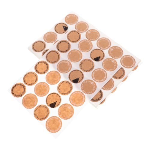 Gadpiparty 600 Stück Dekorative Runde Aufkleber Etikettenaufkleber Für Behälter Aufkleber Für Debitkarten Aufkleber Zum Beschriften Etiketten Für Glasflaschen Wachssiegelaufkleber Kraftpapier Gadpiparty 600 Stück Dekorative Runde Aufkleber Etikettenaufkleber Für Behälter Aufkleber Für Debitkarten Aufkleber Zum Beschriften Etiketten Für Glasflaschen Wachssiegelaufkleber Kraftpapier von Gadpiparty