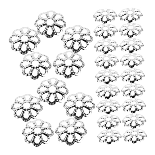 Gadpiparty 600 Stück Perlenkappen Hohl Langlebige Diy Schmuckzubehör Endkappen für Armbänder Halsketten Ohrringe Tarnungsbeständig Leicht Vielseitig für Kreative Gestaltung von Gadpiparty
