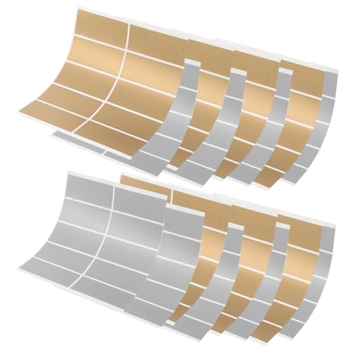 Gadpiparty 600 Stück Scratch Off Stickers Rechteckige Silber Gold DIY Rubbellose für Partyspiele Belohnungen Überraschungsetiketten ohne Rückstände für Gender Reveal und Geheimnachrichten von Gadpiparty