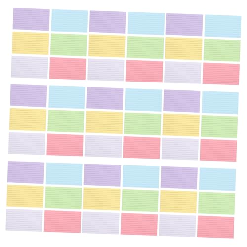 Gadpiparty 600 Stück Teiliges Farbige Liniierte Studien notizkarten Schweres Indexkarten für Vokabeln Kreatives Journaling Strukturiertes Lernen und Effektive Gedächtnisstütze von Gadpiparty