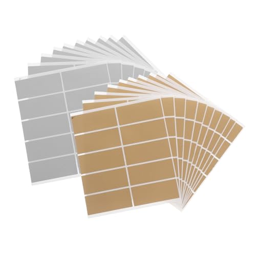 Gadpiparty 600 Stück Teiliges Scratch Off Sticker Rechteckig Silber Gold Metallic Kratzfeste Überraschungsetiketten für DIY Lotterielose Gender Reveal und Geheime Botschaften Interaktive Gadpiparty 600 Stück Teiliges Scratch Off Sticker Rechteckig Silber Gold Metallic Kratzfeste Überraschungsetiketten für DIY Lotterielose Gender Reveal und Geheime Botschaften Interaktive von Gadpiparty